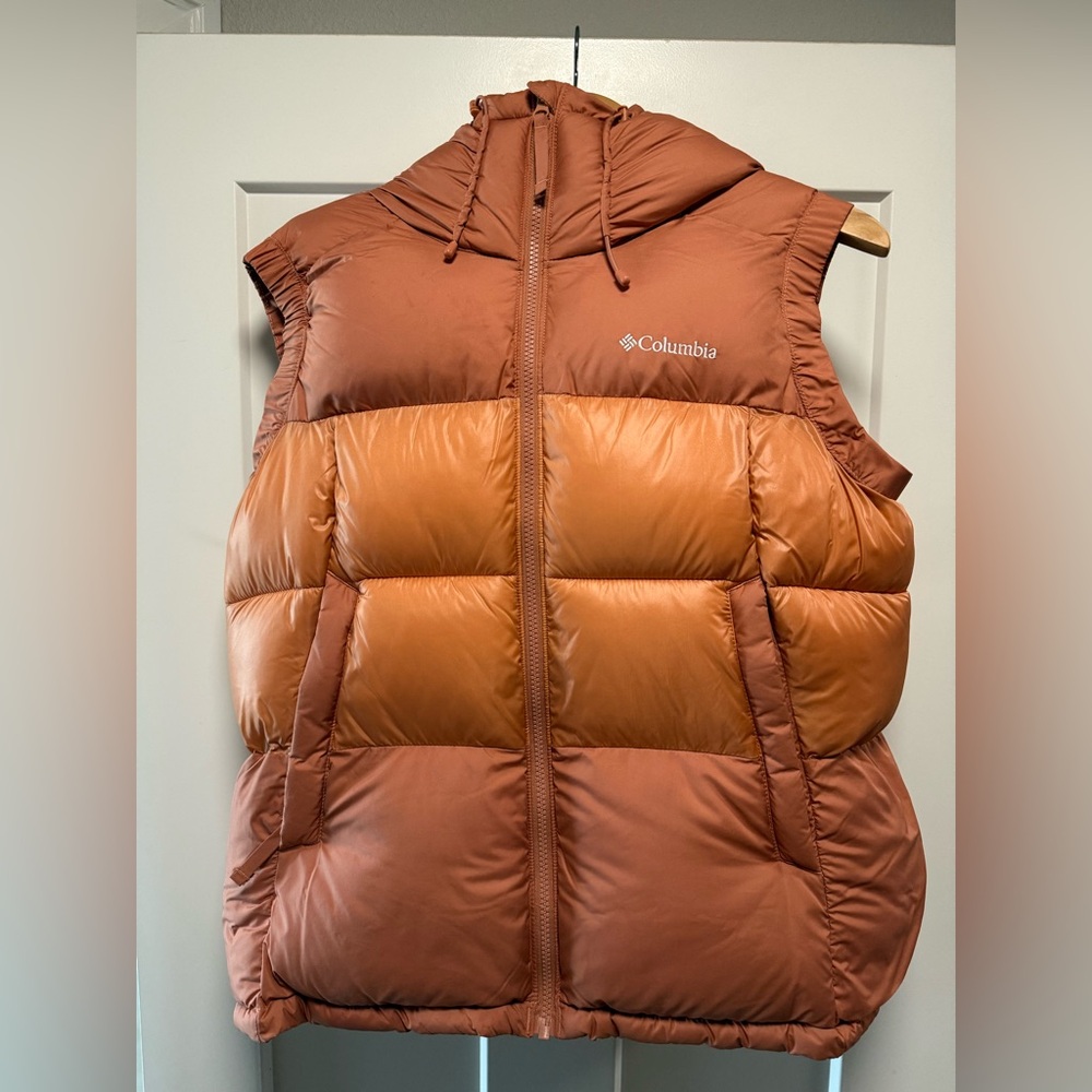 Rust Orange Puffer Vest - Picture 2 of 2